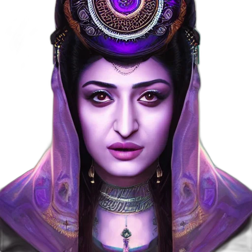 face, crown, jewelry, fantasy art transparent PNG cut-out