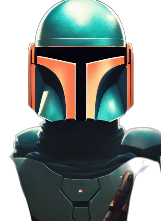 robot, mask, face, staff transparent PNG cut-out