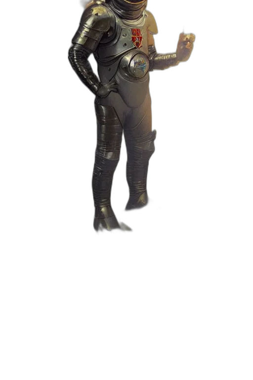 robot, jacket, mask, creature transparent PNG cut-out
