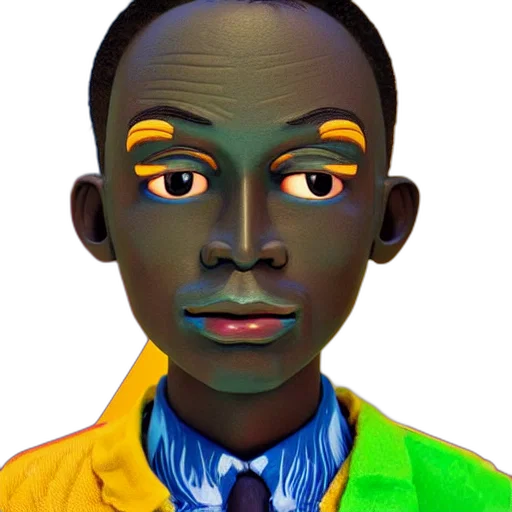 face, mask, robot, 3d render transparent PNG cut-out