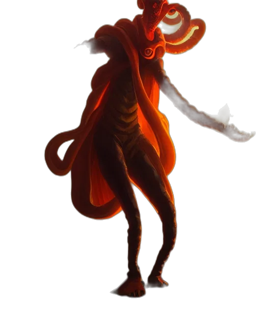 staff, dragon, creature, mask transparent PNG cut-out