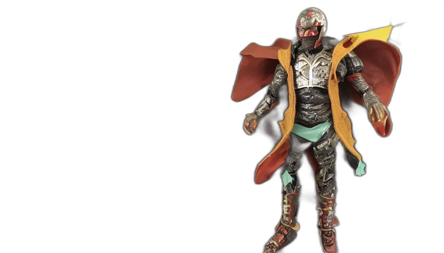 concept art, 3d render, action, figure transparent PNG cut-out