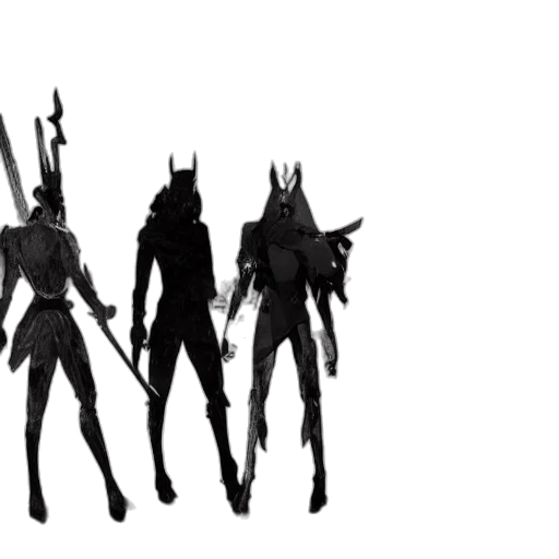 staff, mask, weapon, robot transparent PNG cut-out