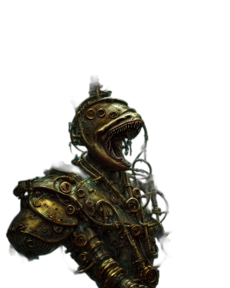 robot, mask, face, staff transparent PNG cut-out