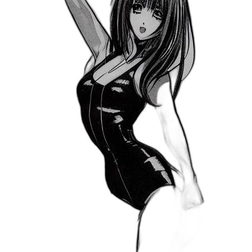 dress, robot, weapon, cartoon transparent PNG cut-out
