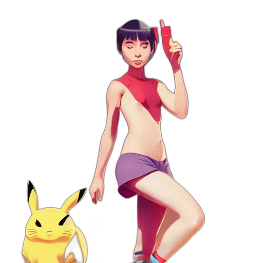 pixel art, concept art, fantasy art, anime transparent PNG cut-out