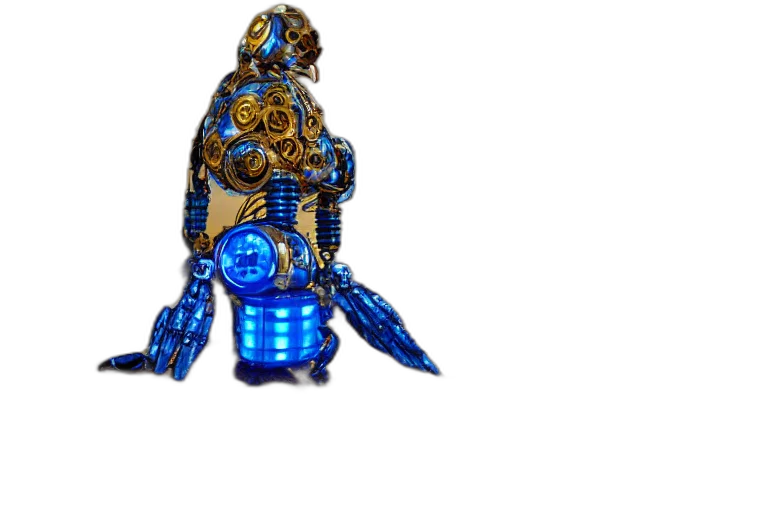 robot, jewelry, weapon, staff transparent PNG cut-out
