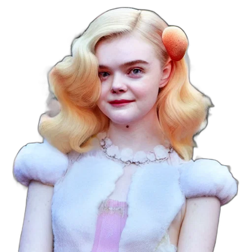 dress, crown, face, hair transparent PNG cut-out