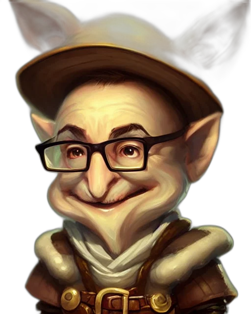 face, staff, hat, concept art transparent PNG cut-out