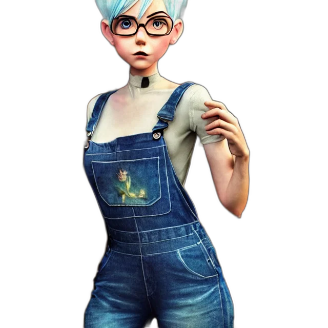 dress, staff, concept art, cartoon transparent PNG cut-out