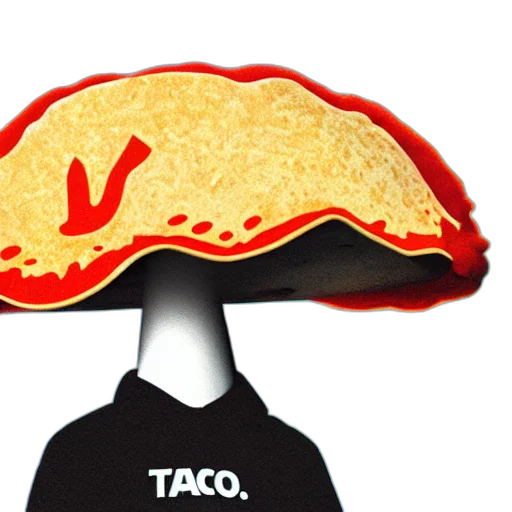 hat, food, jacket, taco transparent PNG cut-out