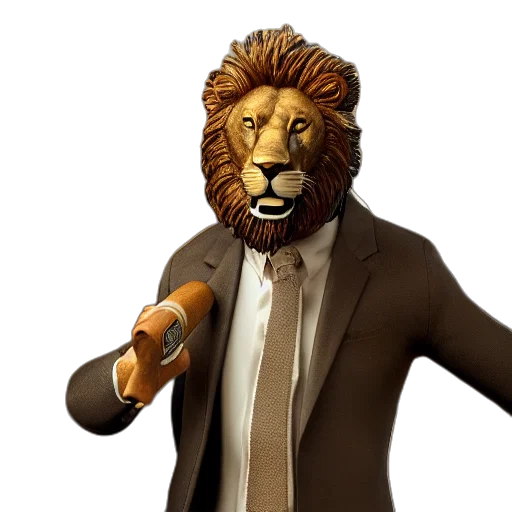 staff, animal, 3d render, concept art transparent PNG cut-out