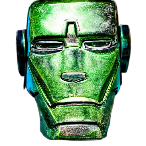 mask, robot, face, comic book art transparent PNG cut-out