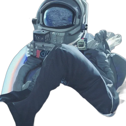 mask, jacket, robot, staff transparent PNG cut-out