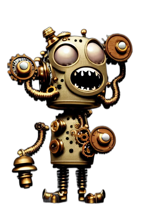 robot, staff, creature, weapon transparent PNG cut-out