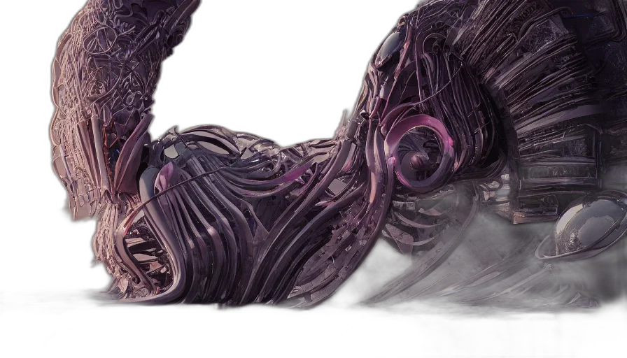 creature, mask, hair, shoes transparent PNG cut-out