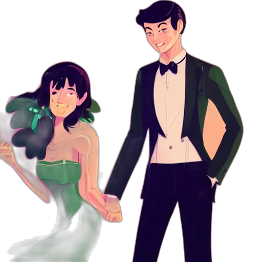 dress, concept art, cartoon, pixel art transparent PNG cut-out