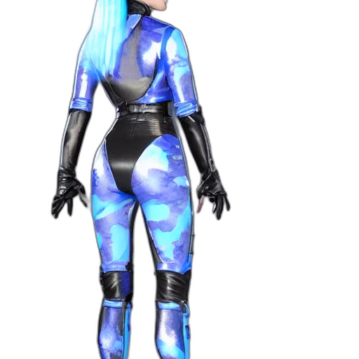concept art, 3d render, cyberpunk, vaporwave transparent PNG cut-out