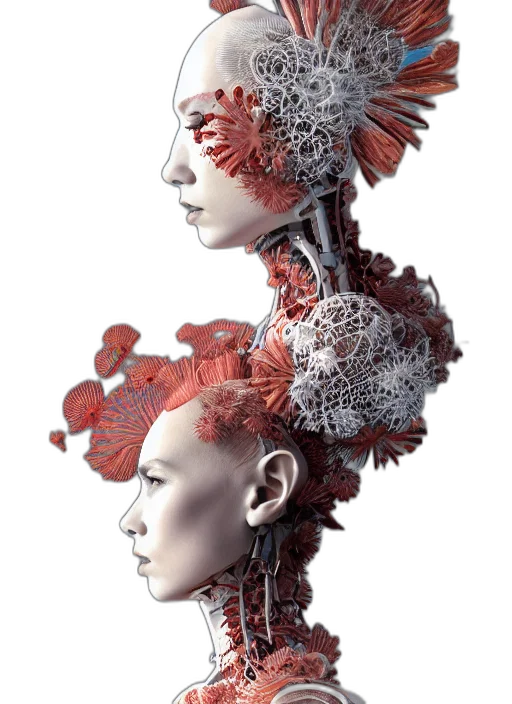 crown, robot, mask, jewelry transparent PNG cut-out