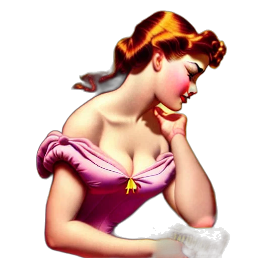 dress, jewelry, staff, crown transparent PNG cut-out