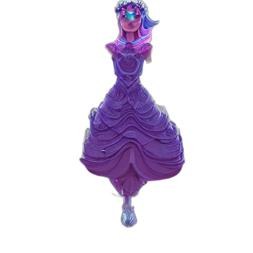 dress, jewelry, staff, crown transparent PNG cut-out