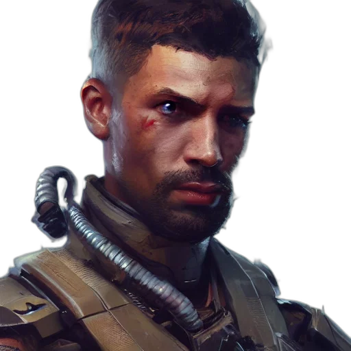 face, staff, weapon, concept art transparent PNG cut-out