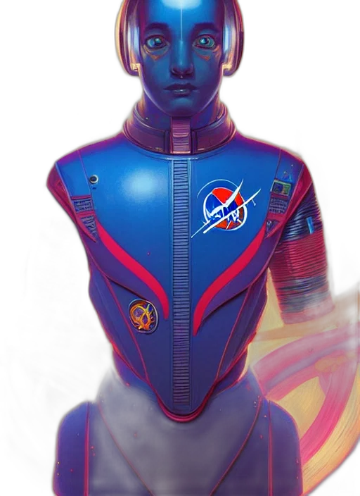 robot, jacket, face, creature transparent PNG cut-out