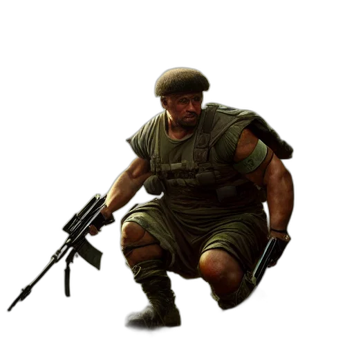 weapon, staff, animal, creature transparent PNG cut-out