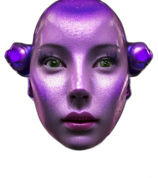 mask, face, robot, creature transparent PNG cut-out
