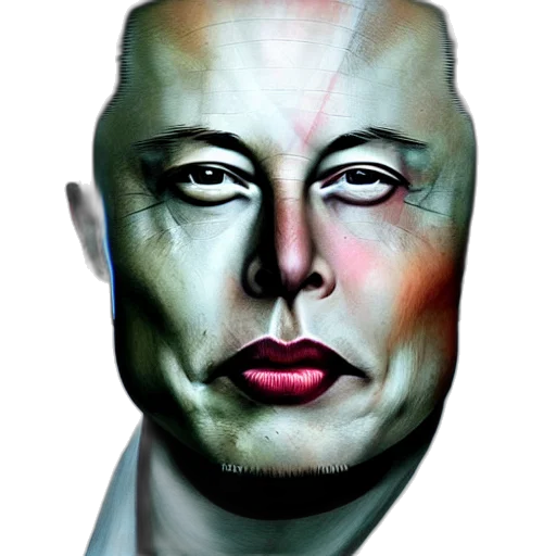 face, robot, mask, photorealistic transparent PNG cut-out