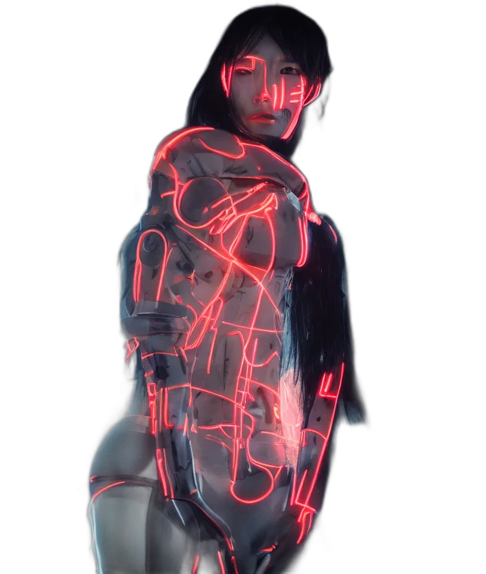 jacket, robot, dress, staff transparent PNG cut-out