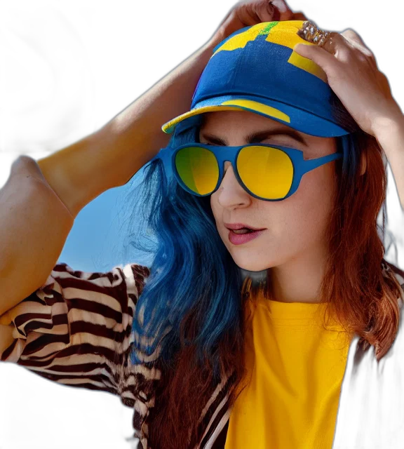 hat, jacket, face, hair transparent PNG cut-out