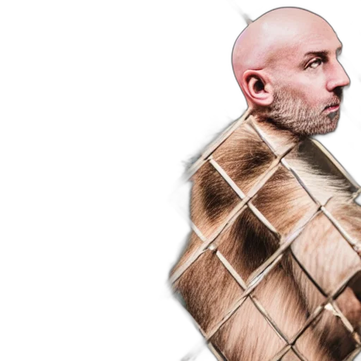 jacket, animal, creature, photorealistic transparent PNG cut-out