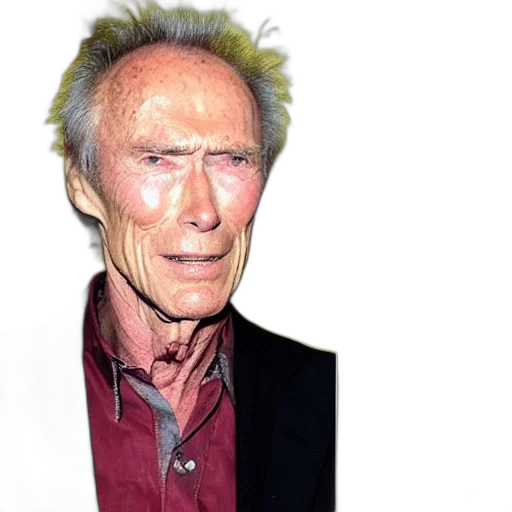 face, jacket, hair, clint transparent PNG cut-out