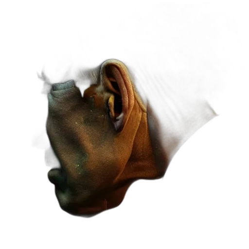 mask, face, hair, creature transparent PNG cut-out