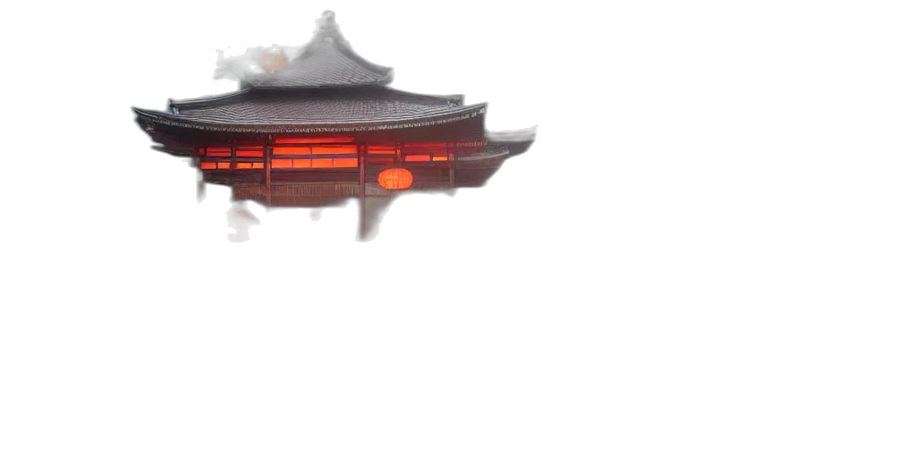 dragon, building, hat, weapon transparent PNG cut-out