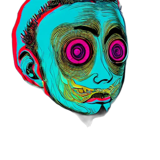 mask, face, creature, robot transparent PNG cut-out