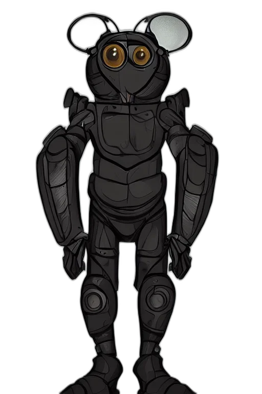 robot, concept art, pixel art, cartoon transparent PNG cut-out