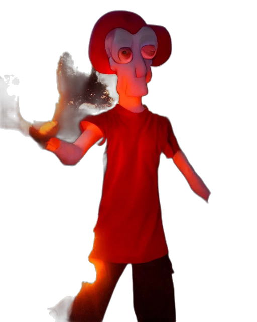 mask, staff, robot, creature transparent PNG cut-out