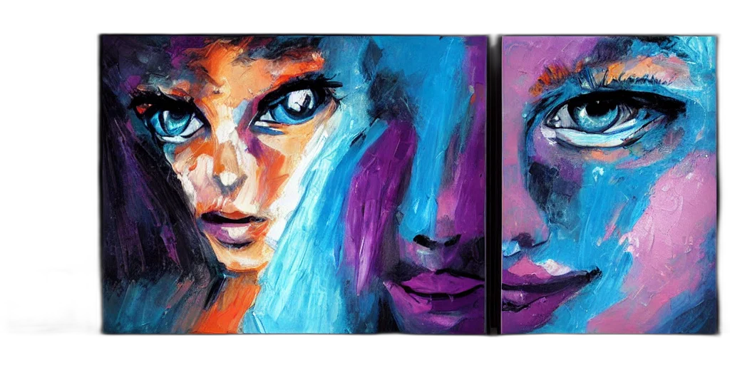 face, mask, comic book art, concept art transparent PNG cut-out