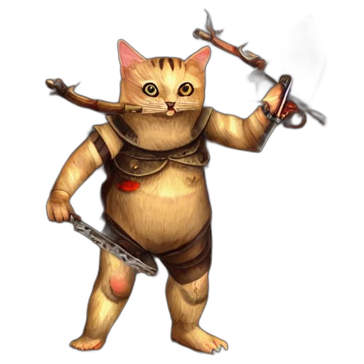 staff, weapon, sword, animal transparent PNG cut-out