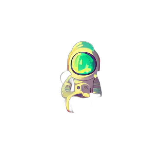 robot, mask, creature, staff transparent PNG cut-out