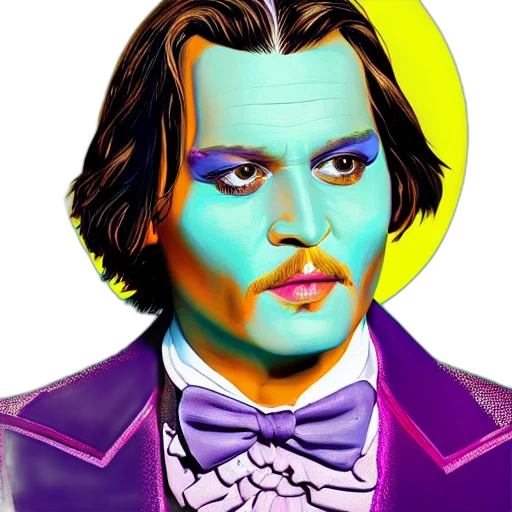 face, mask, comic book art, vaporwave transparent PNG cut-out