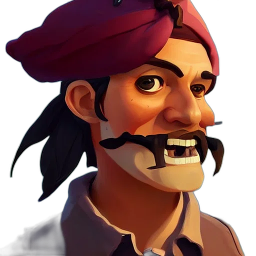 face, mask, staff, hat transparent PNG cut-out