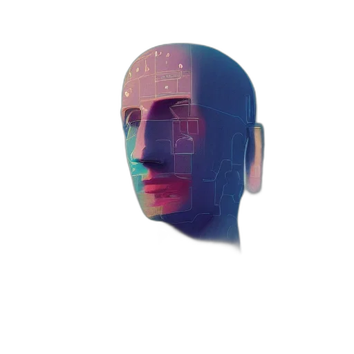 robot, face, mask, creature transparent PNG cut-out
