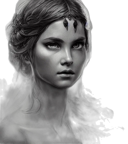 face, crown, dragon, fantasy art transparent PNG cut-out