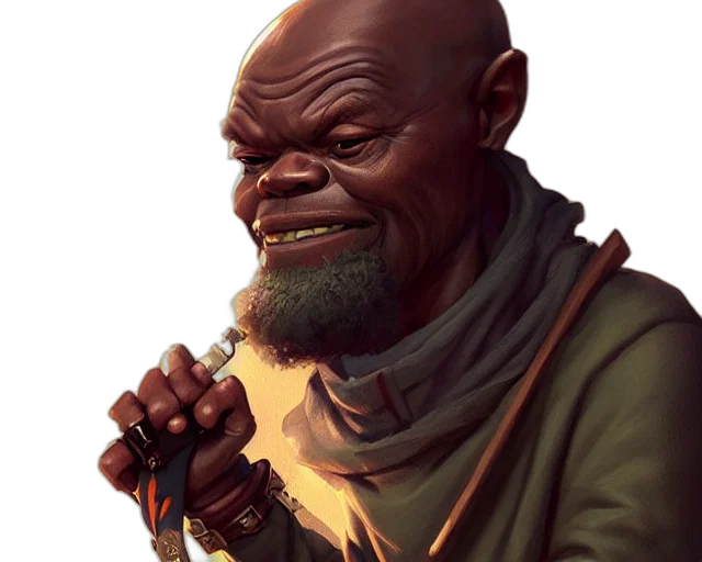 face, staff, concept art, fantasy art transparent PNG cut-out