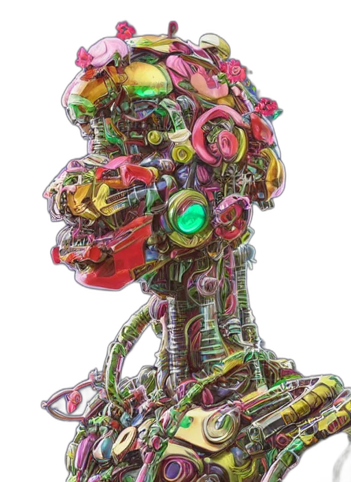 robot, mask, face, jewelry transparent PNG cut-out