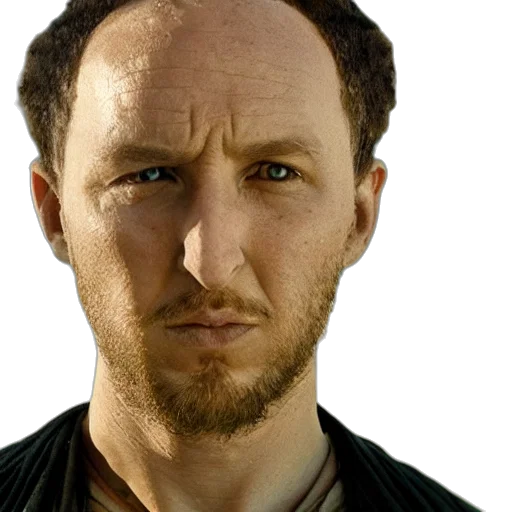 face, staff, hair, photorealistic transparent PNG cut-out