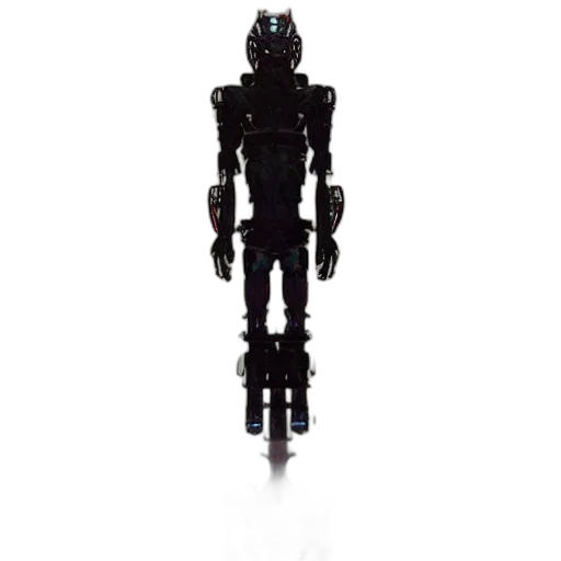robot, staff, animal, 3d render transparent PNG cut-out